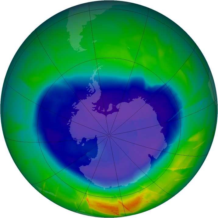 Ozone Map 2009-09-12